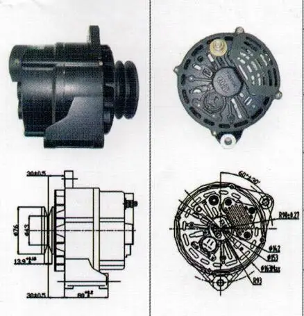 28V 75A ALTERNATOR JFZ2971C 3701010613VP10 FOR XICHAI 6DL1 | Автомобили и - Цена: 