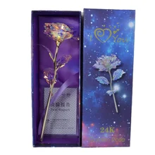 Valentinstag Geschenk Stern Goldfolie Rose Kreative Gold Rose Tag der Lehrer Geschenk Dekoration rosegold dekoration parure de mariage