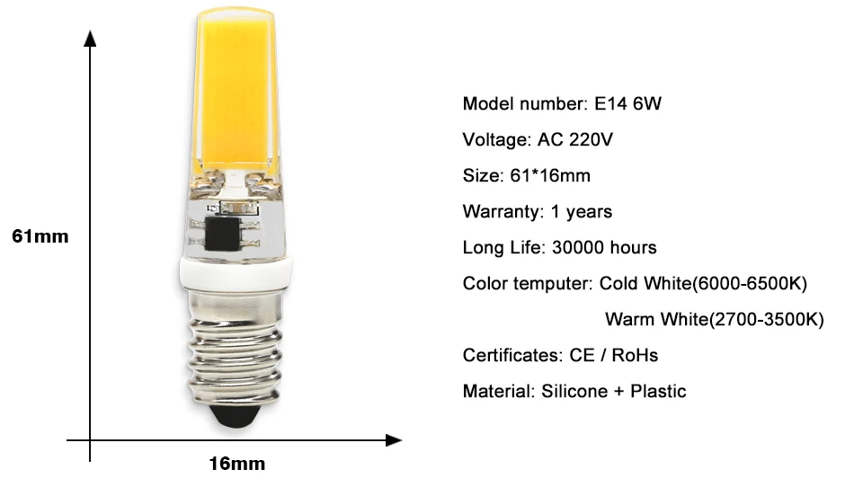 COB светодиодный светильник G4 G9 E14 AC/DC 12 V 220 V 3 Вт, 6 Вт, 9 Вт, лампада светодиодный G4 G9 лампы с регулируемой яркостью для Кристалл галогенная