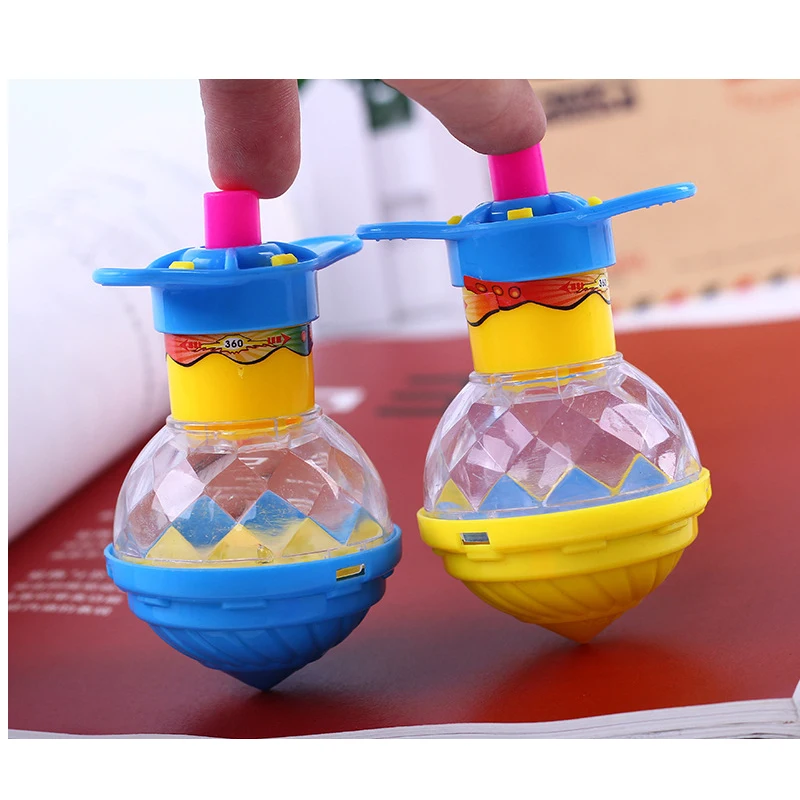 1 шт. детский спиннинг развивающая Классическая пластиковая игрушка с гироскопом