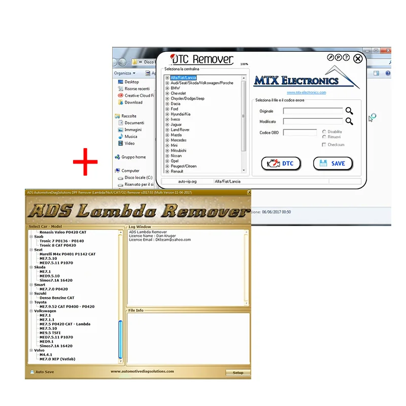 MTX DTC Remover 1.8.5.0 с keygen/DPF EGR Remover 3,0 Lambda Remover полная версия программного обеспечения,5+ Разблокировка keygen - Цвет: DPF And DTC