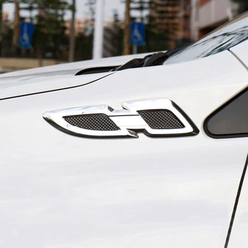 

ABS Chrome For Toyota RAV4 accessories 2017 2018 Car Wing Right & Left Side Badge Fender Emblem Sticker accessories 2pcs