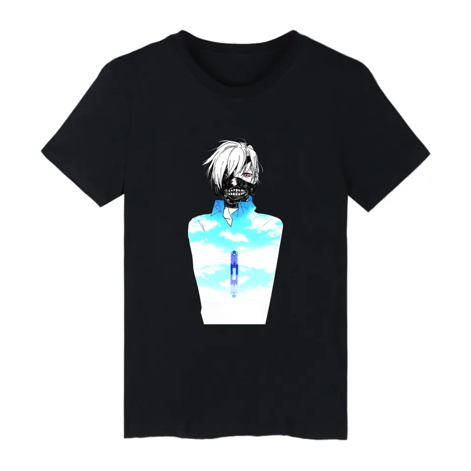BTS Tokyo Ghoul Anime Kaneki Ken Long T-shirt Men Hip Hop Short Sleeve T Shirts and Mens TShirts Summer Punk Band Tee BTS Tokyo Ghoul Anime Kaneki Ken Long T-shirt Men Hip Hop Short Sleeve T Shirts and Mens TShirts Summer Punk Band Tee