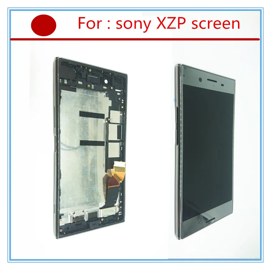 

For sony for xperia XZ Premium LCD Display With Touch Screen Digitizer frame assembly For sony for xperia XZP E5563 G8142