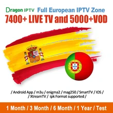 Spain Portugal IPTV subscription 1 Year Spanish Channel espa a M3U abonnement IPTV europe UK france arabic for Android smart tv