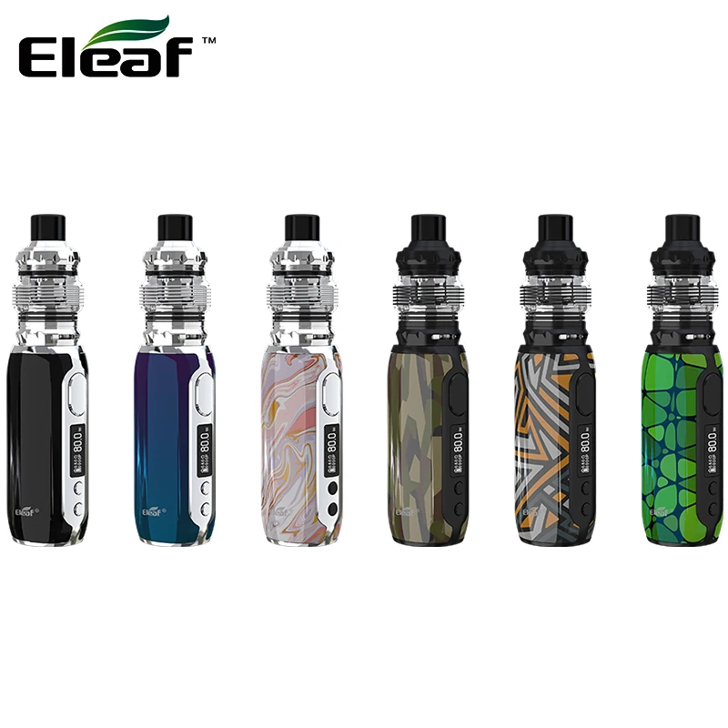 Оригинальный Eleaf iStick обод с Melo 5 комплект 80 Вт коробка мод электронная сигарета 3000