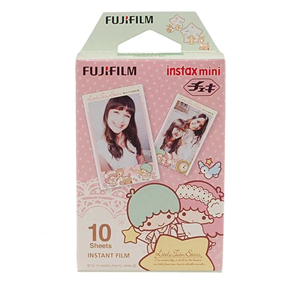 Подлинная пленка с двумя звездами Fujifilm Instax Mini 9 для мини 8 9 70 7s 7c 90 25 мгновенная камера Share Liplay SP-1 SP-2 принтер