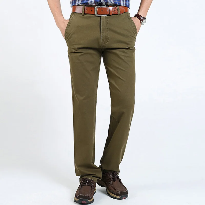 Brand New Autumn Cargo Pants Men Pants Casual Military Mid-waist Cotton Trousers Men Straight Regular Pantalones Hombre 31-44 Brand New Autumn Cargo Pants Men Pants Casual Military Mid-waist Cotton Trousers Men Straight Regular Pantalones Hombre 31-44