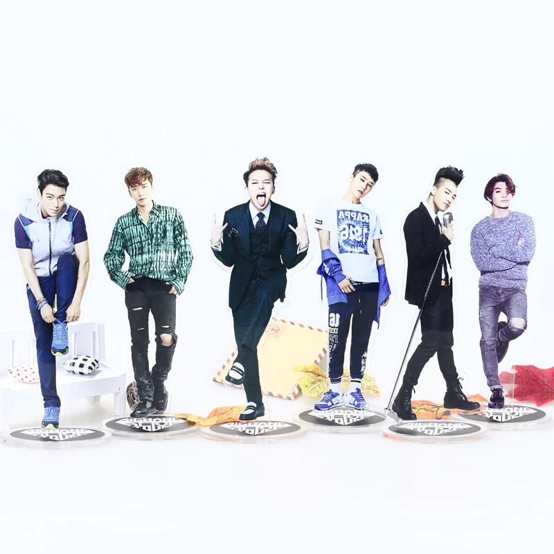 [MYKPOP]BIGBANG акриловая модель фигуры стоячая пластина коллекция фанатов KPOP 20 см в