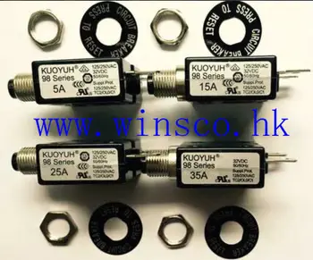

98-5A 98-15A 98-25A 98-35A 100% 20PCS/LOT KUOYUH CIRCUIT BREAKER 98 SERIES