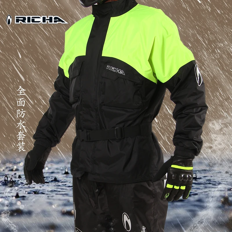 RICHA Motorcycle Breathable Raincoat 