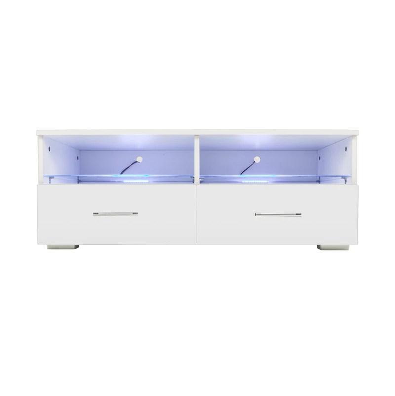 

US Front LED TV Stand Modern LED Living Room Furniture TV Cabinets Design Dropshipping