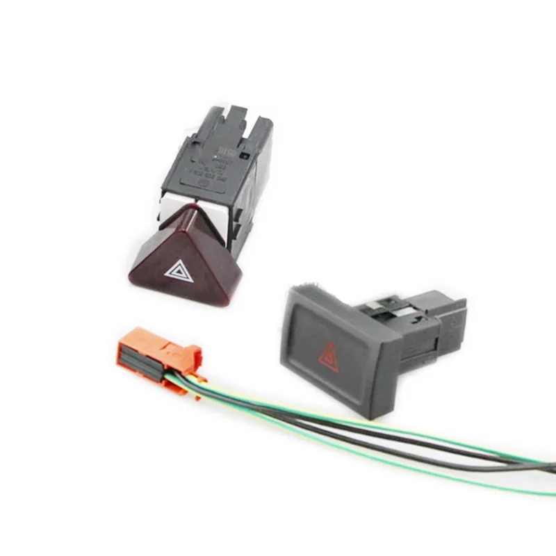 Emergency Light Switch Hazard Double Flash Warning Lamp Button For VW