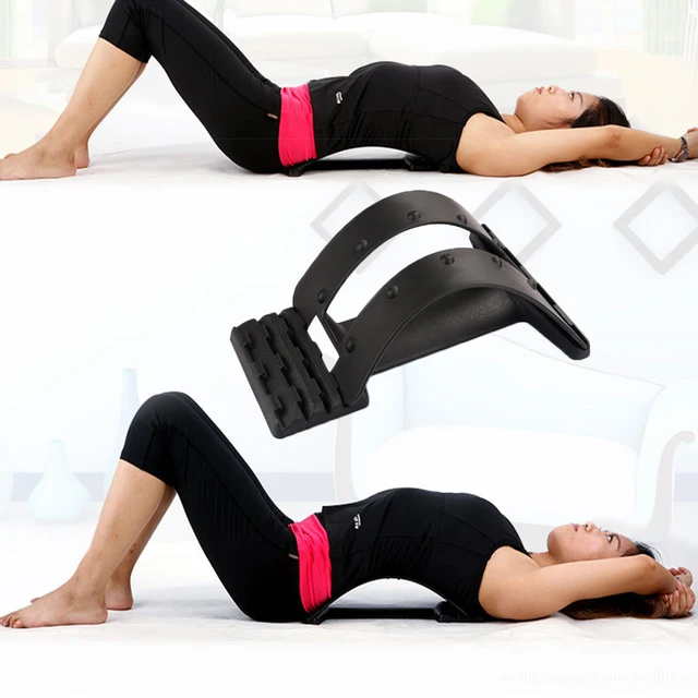 Back Massage Waist Neck Fitness Equipment Spine Stretch Relax Lumbar