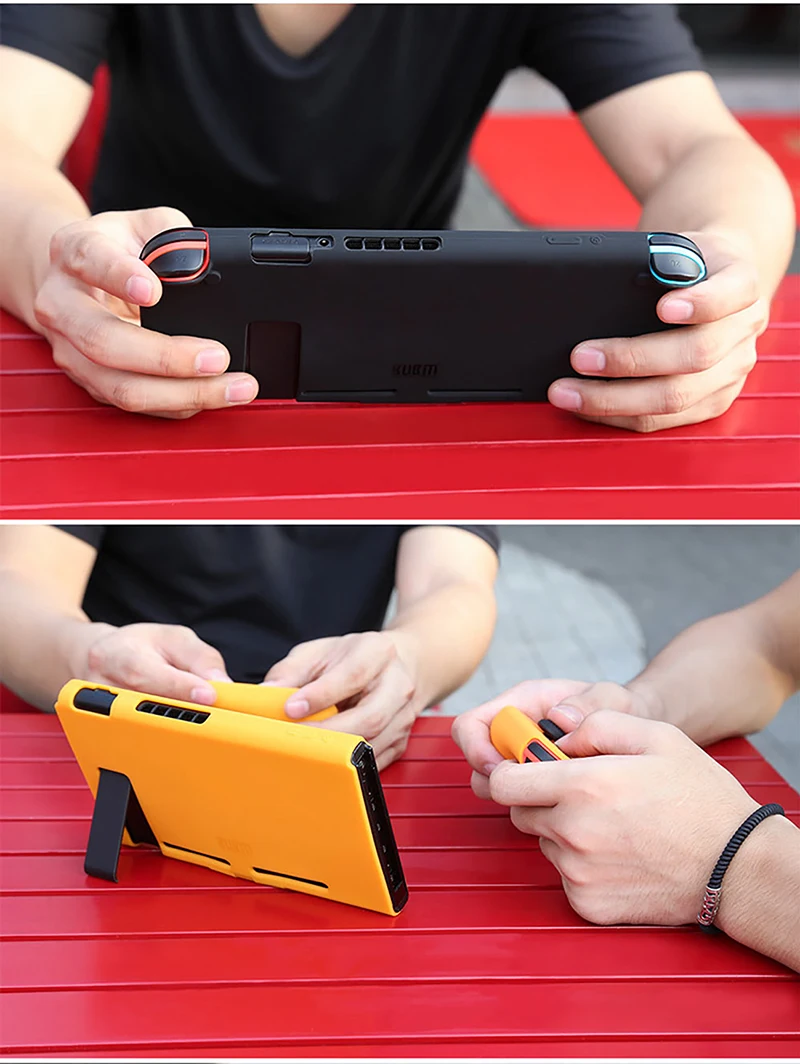 Мягкий силиконовый защитный чехол BUBM/Seperate Body Case/Grip Cover для nintendo Switch NS Console с контроллером Joy-Con