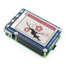 Waveshare 2,7 дюймовый E-Ink дисплей шляпа для Raspberry Pi 2B/3B/3B+/Zero W красный/черный/белый три цвета e-paper SPI интерфейс