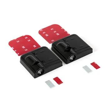 

2Pcs Wireless Car LED Door Warning Light For Dodge Caravan Challenger Durango Charger Viper Avenger Laser Projector Ghost Shadow
