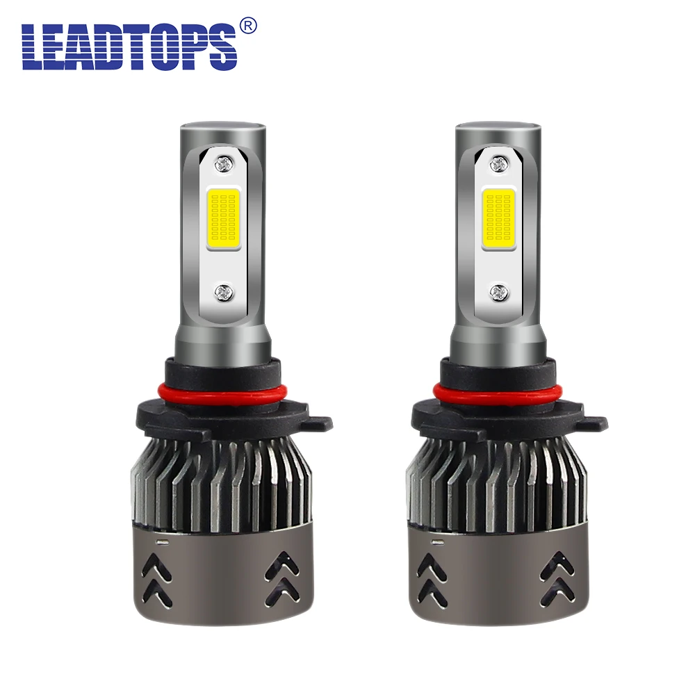 

LEADTOPS 2PCS LED H7 H4 H11 H1 H13 H3 9004 9005 9006 9007 LED Car Headlight Bulbs Hi-Lo Beam 6500K 4300K 8000K BA