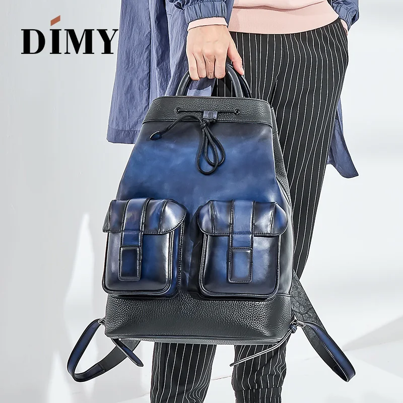 

2018 Hot! Women fashion backpack male travel backpack mochilas school mens leather business bag large laptop shopping travel bag