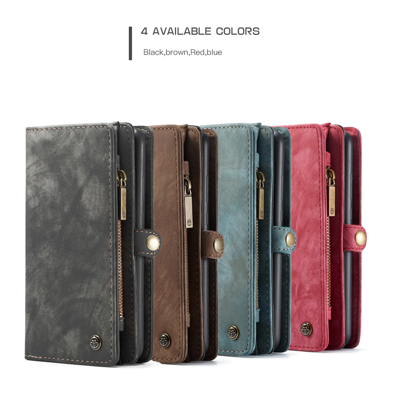 CaseMe Leather Flip Cover For Huawei P30 Wallet Bag Multi-functional Magnetic Phone Cases For Huawei Mate 20 P20 Pro Wallet Case