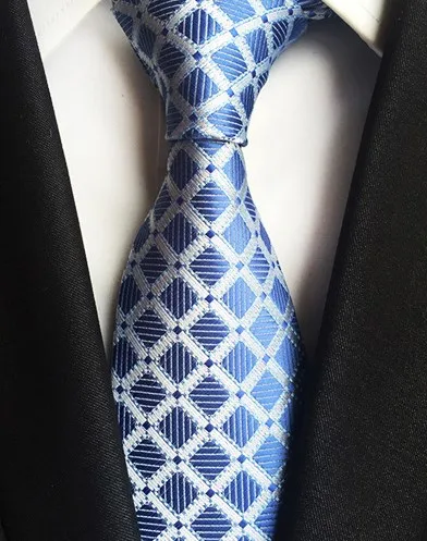 Новые стили Пейсли галстуки в клетку для мужчин классические бизнес высокой плотности горошек узор галстук роскошные свадебные аксессуары - Цвет: RU-B03