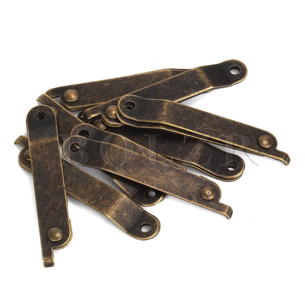 BQLZR 8pcs Boxes Cases Display S Size Lid Support Hinge Stay For Boxes