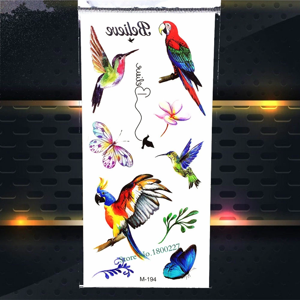 1 шт. красивая бабочка искусственная вспышка водостойкая татуировка боди арт