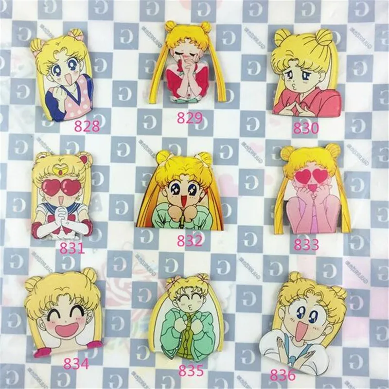 

Free shipping)Fashion Jewelry Cute Cartoon sailor moon Enamel Charm costumes Badge Pins for Women XZ17