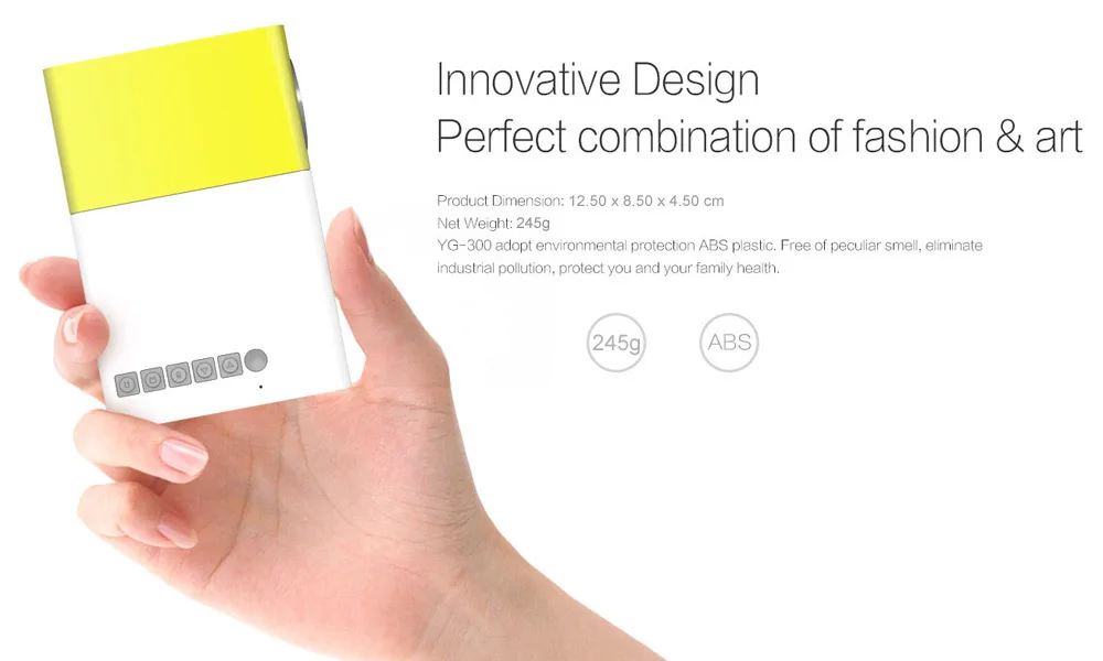 Newest Excelvan Mini YG300 LCD Projector 400 - 600 Lumens 320 x 240 Pixels 3.5mm AudioHDMIUSBSD Inputs Media ProyectorBeamer (29)