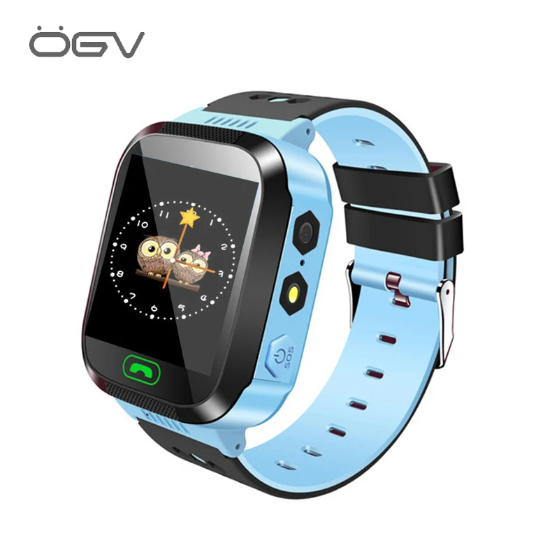 OGV Q528 Смарт часы детские наручные SOS GSM локатор трекер защита от потери безопасные