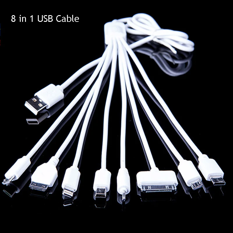 HF 10 в 1 USB кабель для зарядки телефонов Android м Typc C зарядное устройство