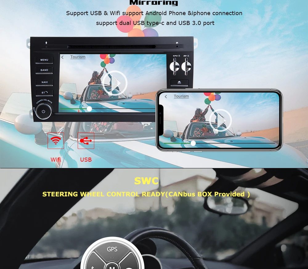 Excellent 2 Din Android 9.0 Car Multimedia For Porsche Cayenne GTS Radio 2003 2005 2009 2010 955 mm GPS Navigation DVD CD Head Unit stereo 5