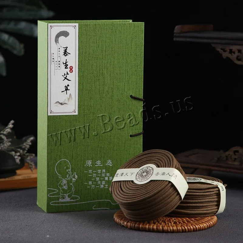 About 40pc/Box Natural Sandalwood Incense Home Aromatherapy Maker Spice Indoor Antiseptic Refreshing Home Fragrance Coil Incense
