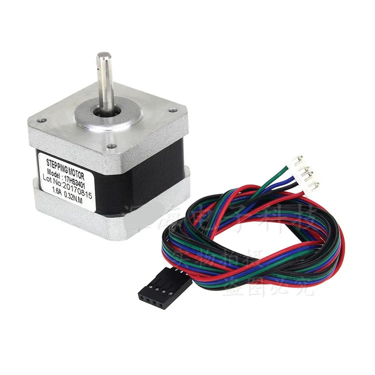 17HS3401 4 свинцовый Nema 17 шаговый двигатель 42 Мотор 42BYGH 1.3A CE ROSH ISO CNC лазер и 3D