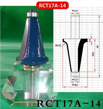 

Industry Quality Carbide Wood Working Line Shape Molding Router Cutter Bits V Groove ( RCT17A-14