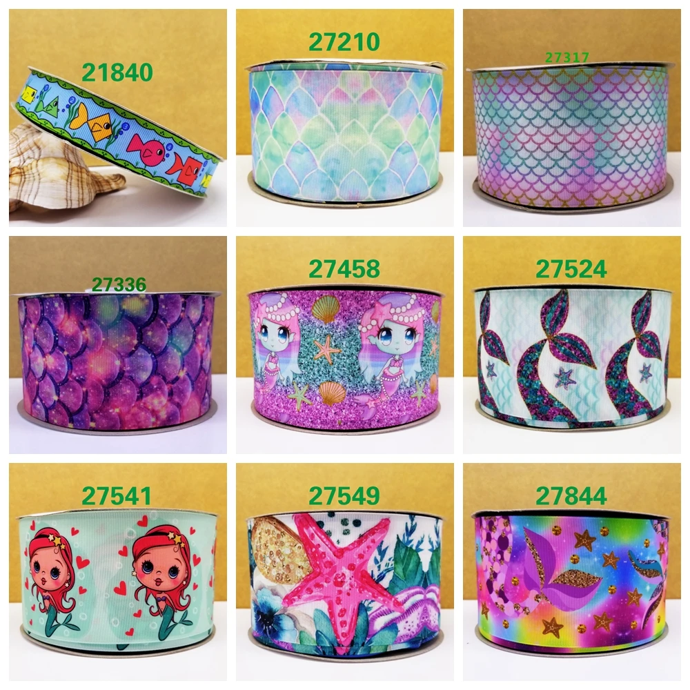 

Free shipping 2019 new arrival ribbons Hair Accessories ribbon 10 yards printed grosgrain ribbons 27458