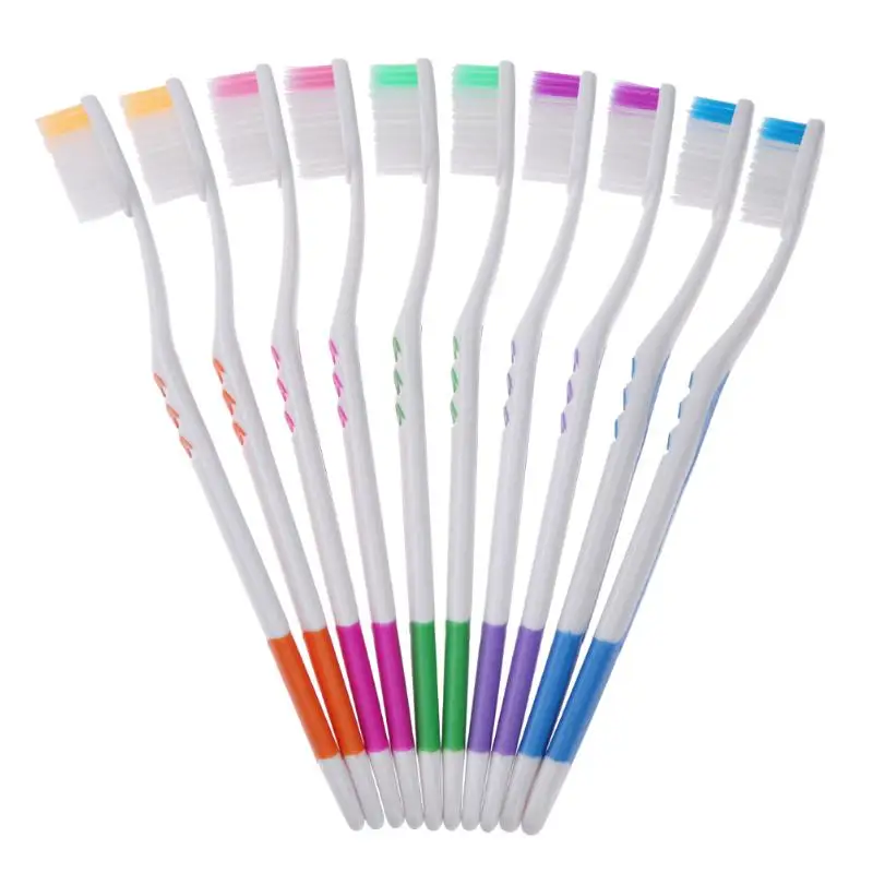 10Pcs/Lot Soft Nano Bristles Toothbrushes Professional Oral Care