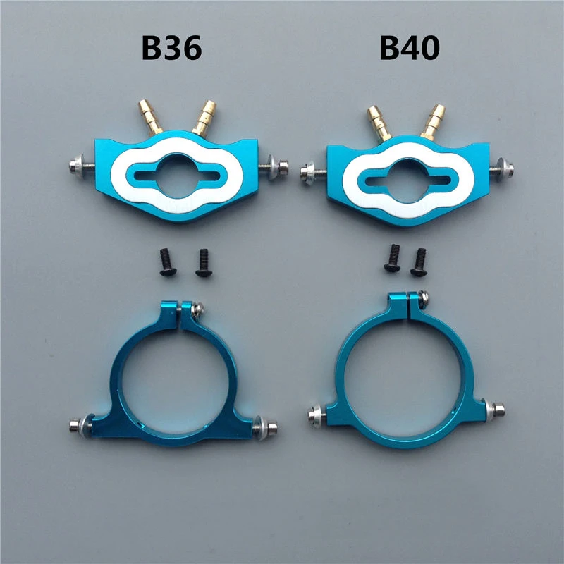 

1set B36/B40mm Motor Fixed Seat Aluminum Front/Rear Fixing Ring/Mount Water-cooling Motor Seat for RC Brushless Electric Boats
