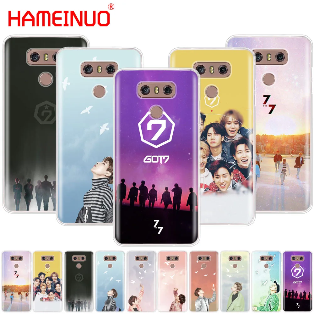 

HAMEINUO GOT7 Jackson JinYoung got 7 case phone cover for LG G7 Q6 G6 MINI G5 K10 K4 K8 2017 2016 X POWER 2 V20 V30 2018