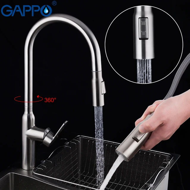 GAPPO Kitchen Faucets from Stainless Steel 2
