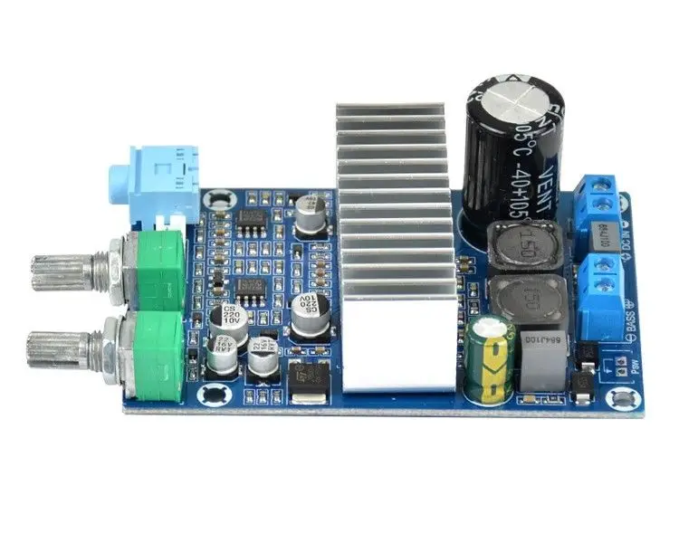 Assembeld DC12-24v TPA3116 сабвуферный усилитель плата поддержка 100 Вт Выход басов