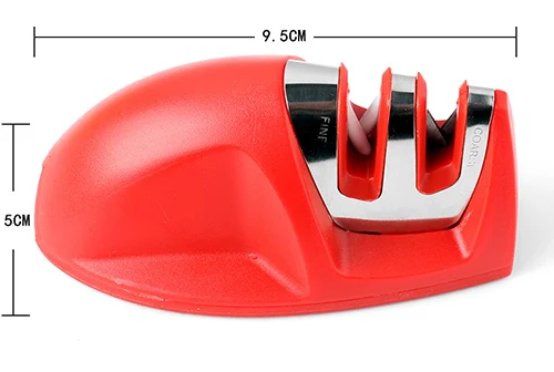 XITUO точилка для кухонных ножей 4 этапа 4 в 1 с алмазным покрытием и тонким керамическим стержнем ножницы и ножницы система заточки инструментов - Цвет: Red Beetle