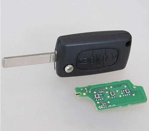 3 Buttons Folding Flip Remote Key 433MHz with ID46 chip for Citroen Triumph Sega CE0536 Model