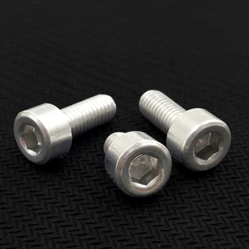 

M5 6061 Aluminum Alloy Allen Socket Cap head Screws Hexagon Cylindrical Bolts Machine Screw Hexagon Bolt 6mm-30mm Length