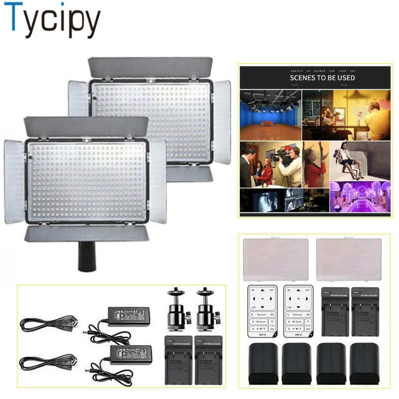 Aliexpress.com : Buy Tycipy 2Sets LED Light Video Dimmable