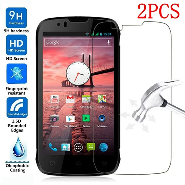 

2PCS Original Full Glue Tempered Glass For Highscreen Boost Screen Protector protective film For DNS S4502 DNS-S4502 S4502M