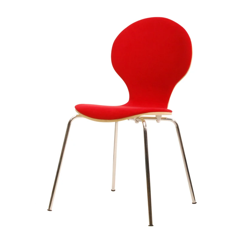 Special QM183N IKEA Red Chair Single European modern minimalist hotel