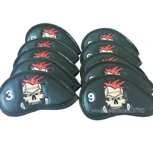 Новые чехлы на голову в простом стиле с черепом для гольфа, чехлы на голову для клюшек для гольфа, аксессуары для гольфа