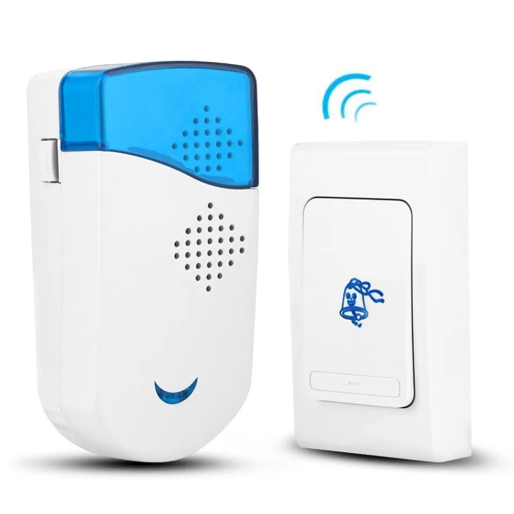 

Wireless Doorbell Up to 20-30m Wireless Transmitter Receiver 2 in 1 Durable High Sound Quality Doorbell Low Power Consumption