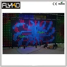 Дешевая цена Сексуальная светодио дный видео светодиодная занавеска для продаж